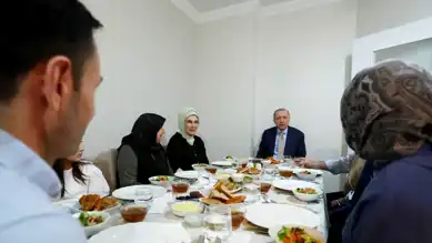 Erdoğan, Ankara'da Aile İftarında